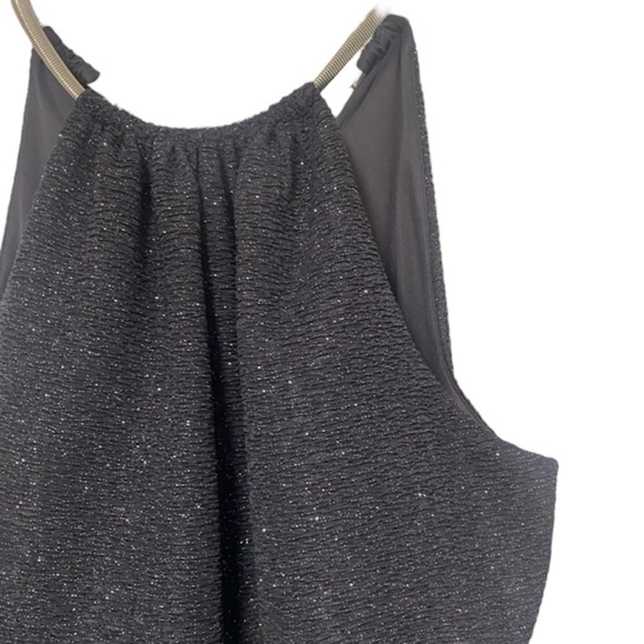 Eliza J Halter Necklace Shimmer Dress black size 12 - Picture 4 of 9